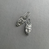 Rose and Peony Earrings | READY TO SHIP