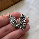 Rose and Peony Earrings | READY TO SHIP