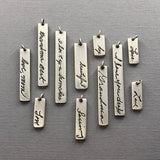 Personalized Handwriting Necklace, Authentic Love