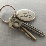 Personalized Handwriting Key Fob