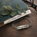 Personalized Handwriting Bracelet, Perfect Love