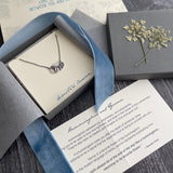 Hummingbird and Yarrow Link Bracelet