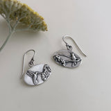Hummingbird and Yarrow Earrings
