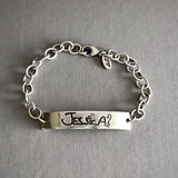 Personalized Handwriting Bracelet, Perfect Love