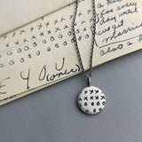 Personalized Handwriting Necklace, XOXO