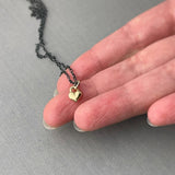 Tiny Heart Necklace, Sterling Silver