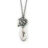 Personalized Handwriting Necklace, Rose