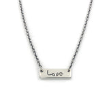 Personalized Handwriting Necklace, True Love