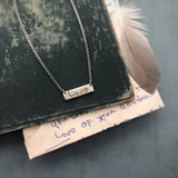 Personalized Handwriting Bracelet, True Love