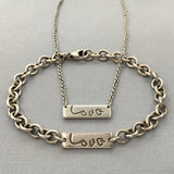 Personalized Handwriting Necklace, True Love