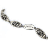 Personalized Handwriting Bracelet, Victorian Rose