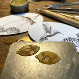 Hummingbird and Yarrow Necklace