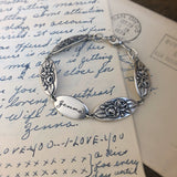 Personalized Handwriting Bracelet, Victorian Rose