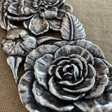 Rose and Peony Statement Necklace