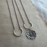 Bas Relief Rose Charm