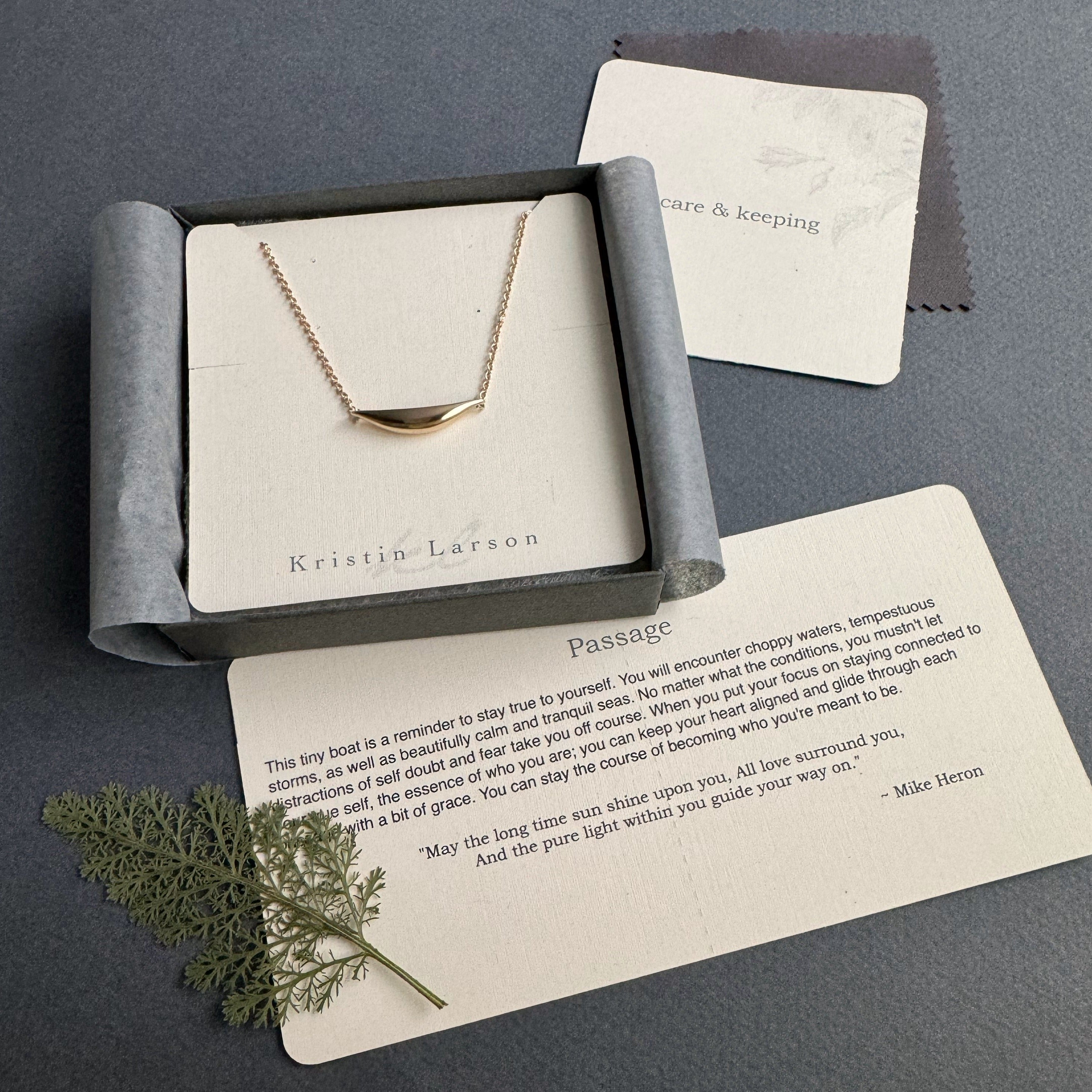 Passage Necklace, 14k Gold – Kristin Larson