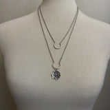 Bas Relief Rose Charm