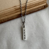 Personalized Handwriting Charm, Tiny Bar