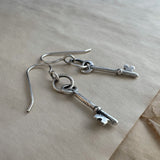 Skeleton Key Earrings