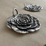 Bas Relief Rose Charm