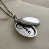 Personalized Handwriting Locket Charm