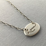Personalized Handwriting Necklace, Sweet Love