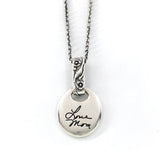 Personalized Handwriting Necklace, Gather