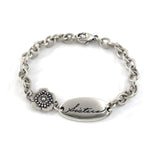 Personalized Handwriting Bracelet, Little Flower