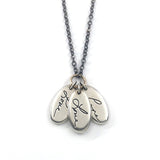 Personalized Handwriting Necklace, Generations