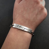 Personalized Handwriting Bracelet, Perfect Love