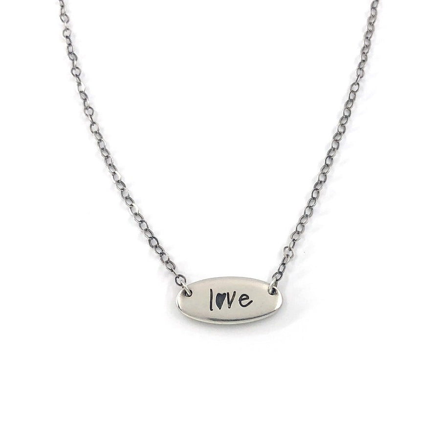 Personalized Handwriting Necklace, Pure Love