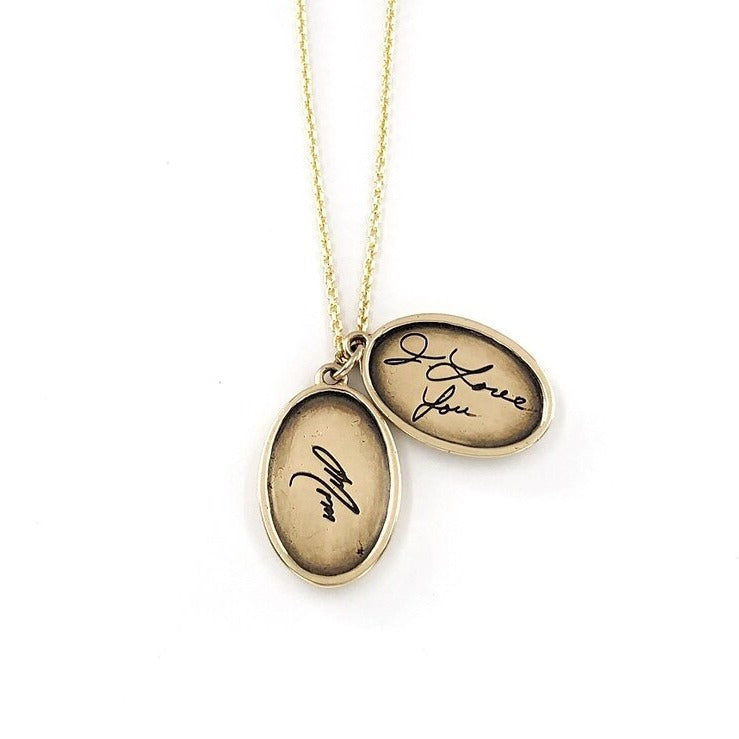 Personalized Handwriting Locket