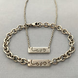 Personalized Handwriting Necklace, True Love